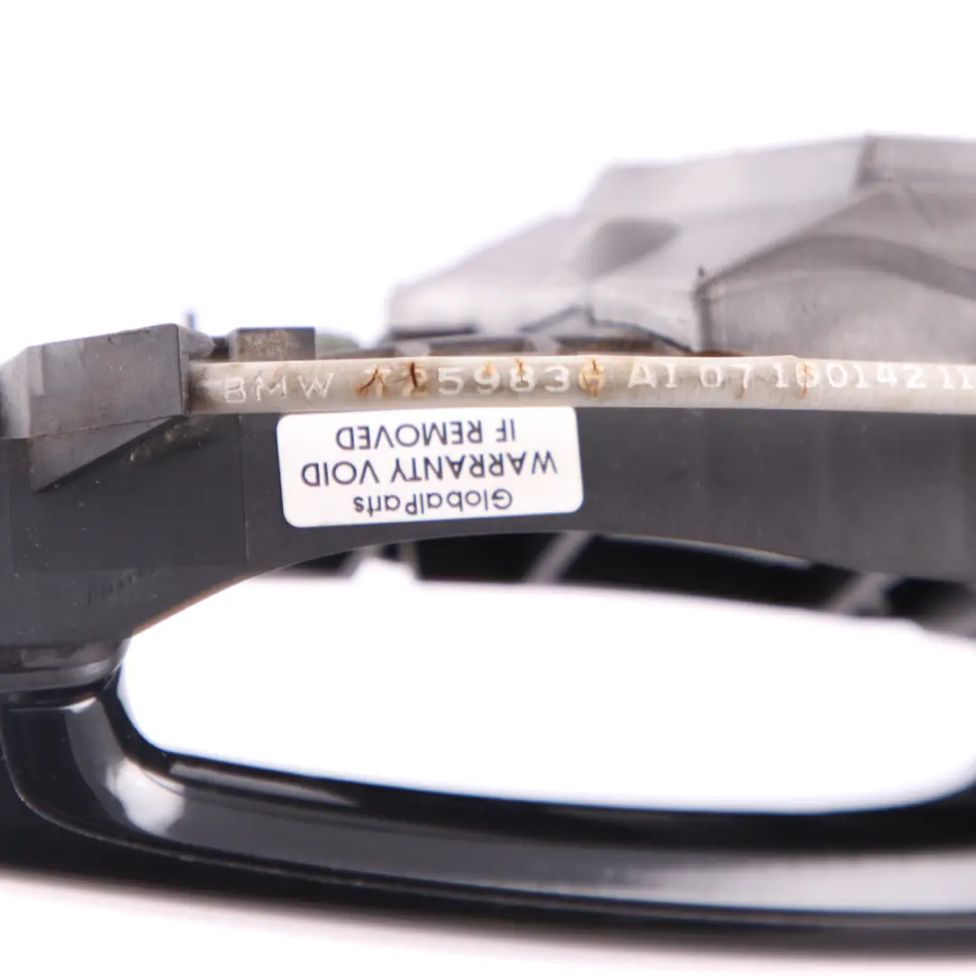  Door Grab Handle BMW F30 F31 Rear Left Outside N/S Schwarz 2 Black 668 - SKU 7259836-SCH - Part number 7259836