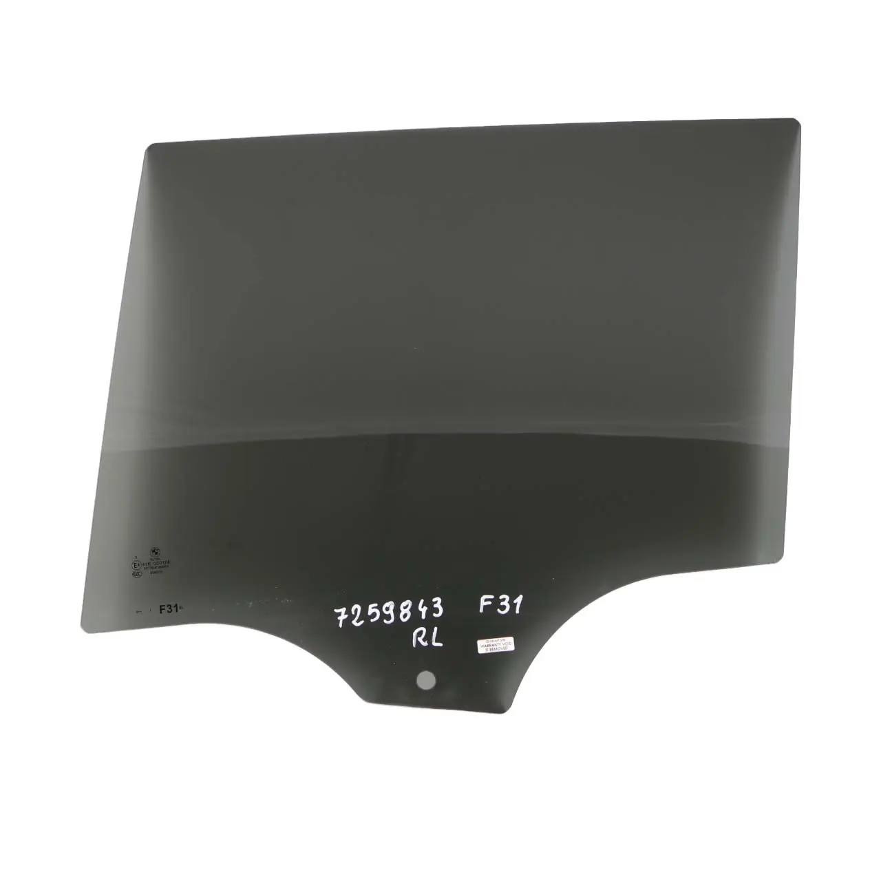 BMW F31 LCI Vetro Porta Finestra Posteriore Sinistra Nero 7259843