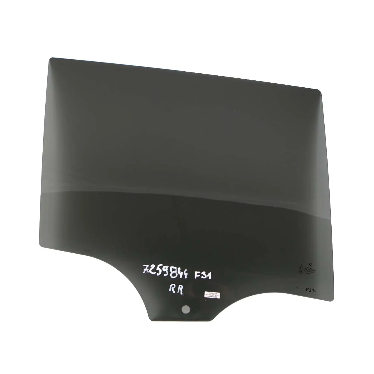 BMW F31 LCI Ventana Puerta Vidrio Trasero Derecho Negro 7259844