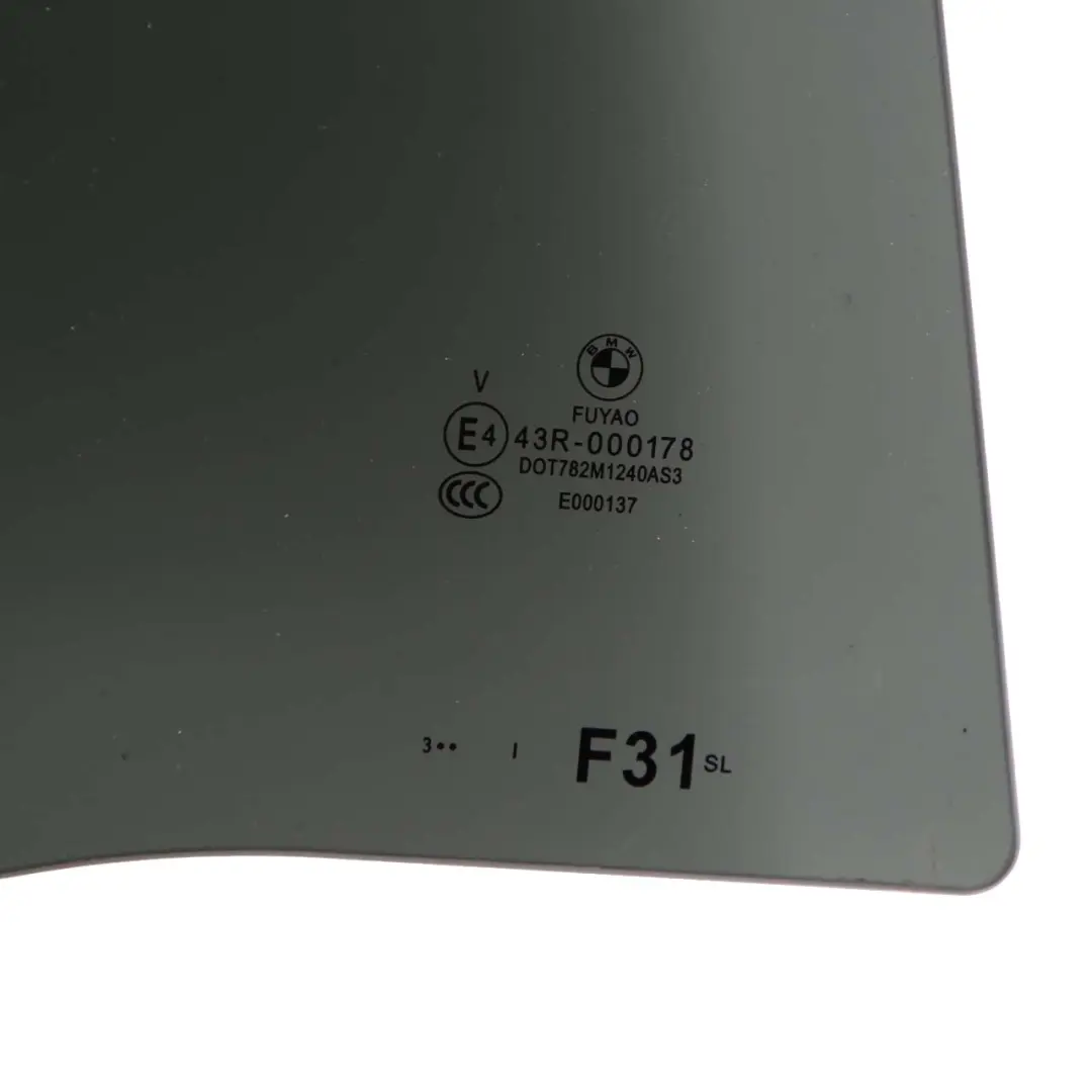 BMW F31 LCI Vetro Porta Finestra Posteriore Destro Nero - SKU 7259844 - Numero di parte 7259844