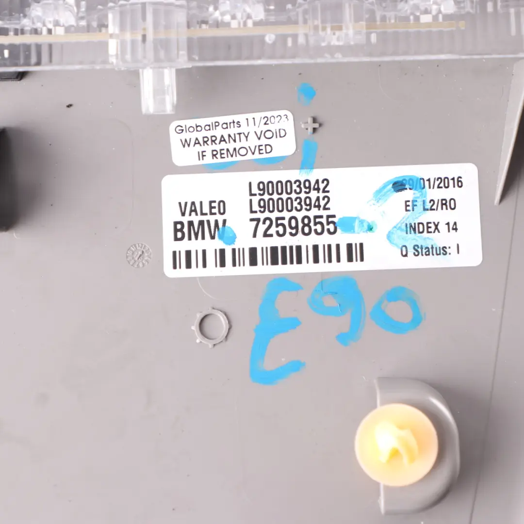 BMW F30 Feu De Freinage Arrière Troisième Feu Stop Couvercle Gris - SKU 7259855-2 - Numéro de pièce 7259855
