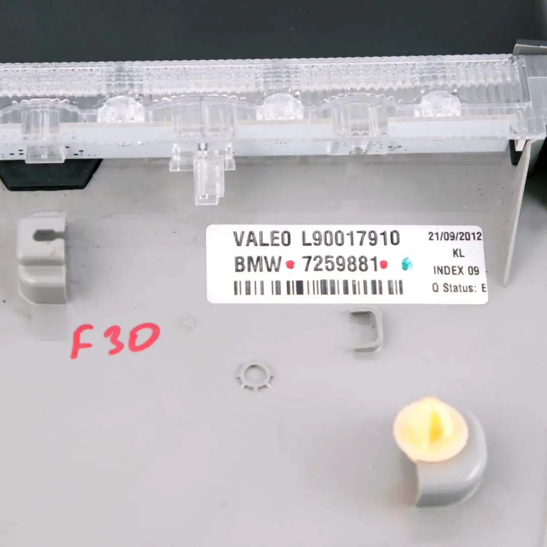BMW F30 LCI Freno Interno Posteriore Terzo Faro Stop Grigio - SKU 7259881 - Numero di parte 7259881