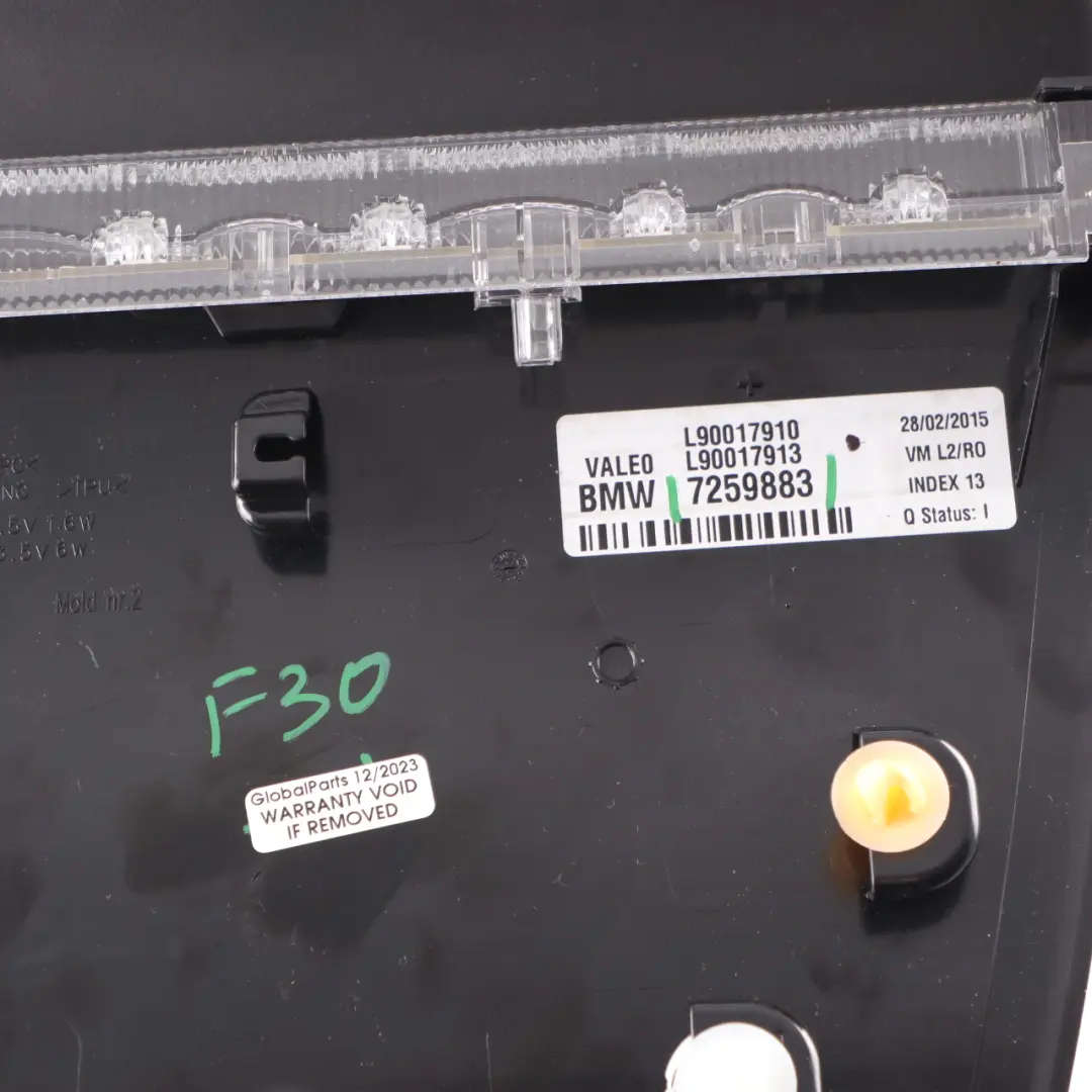  Brems Leuchten Abdeckung BMW F30 F80 M3 Hinten Dritte Leuchte Zierleiste - SKU 7259883 - Teilenummer 7259883