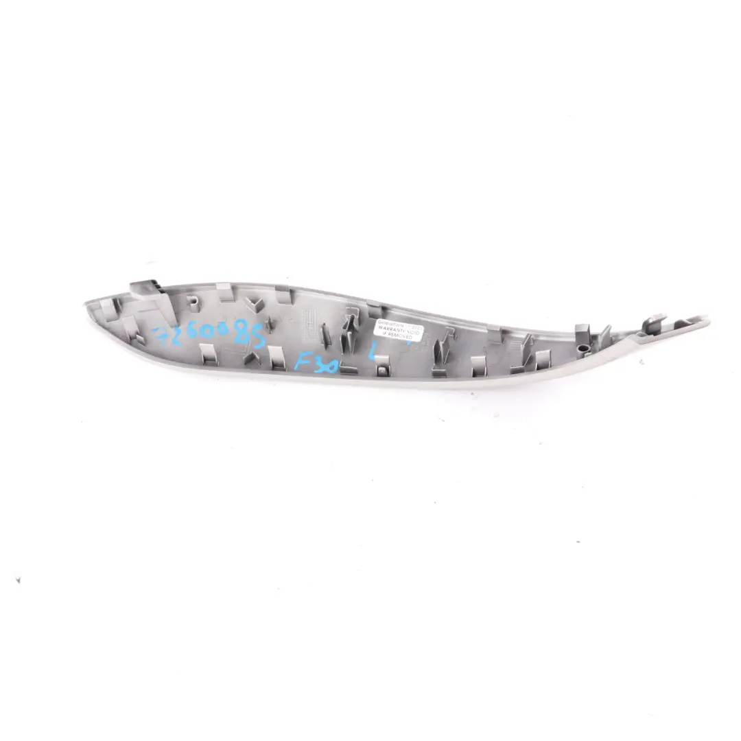 BMW F30 F31 Zaślepka Panel Drzwi Lewa Satynowy Srebrny - SKU 7260085 - Numer Części 7260085