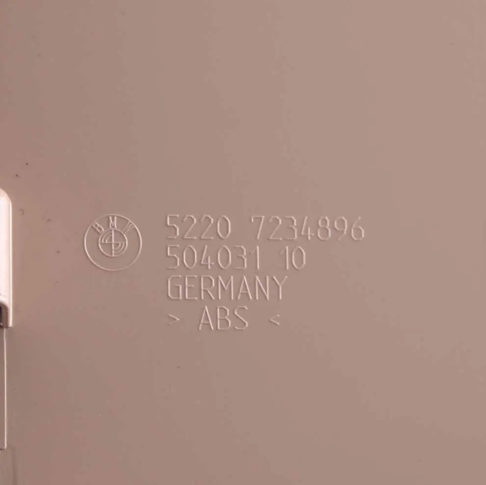 Bracciolo Sedile Posteriore Pannello Di Copertura Oyster per BMW F10 F11 con numero di parte 7260478 BMW F10 F11 Bracciolo Sedile Posteriore Pannello Di Copertura Oyster - SKU 7260478 - Numero di parte 7260478