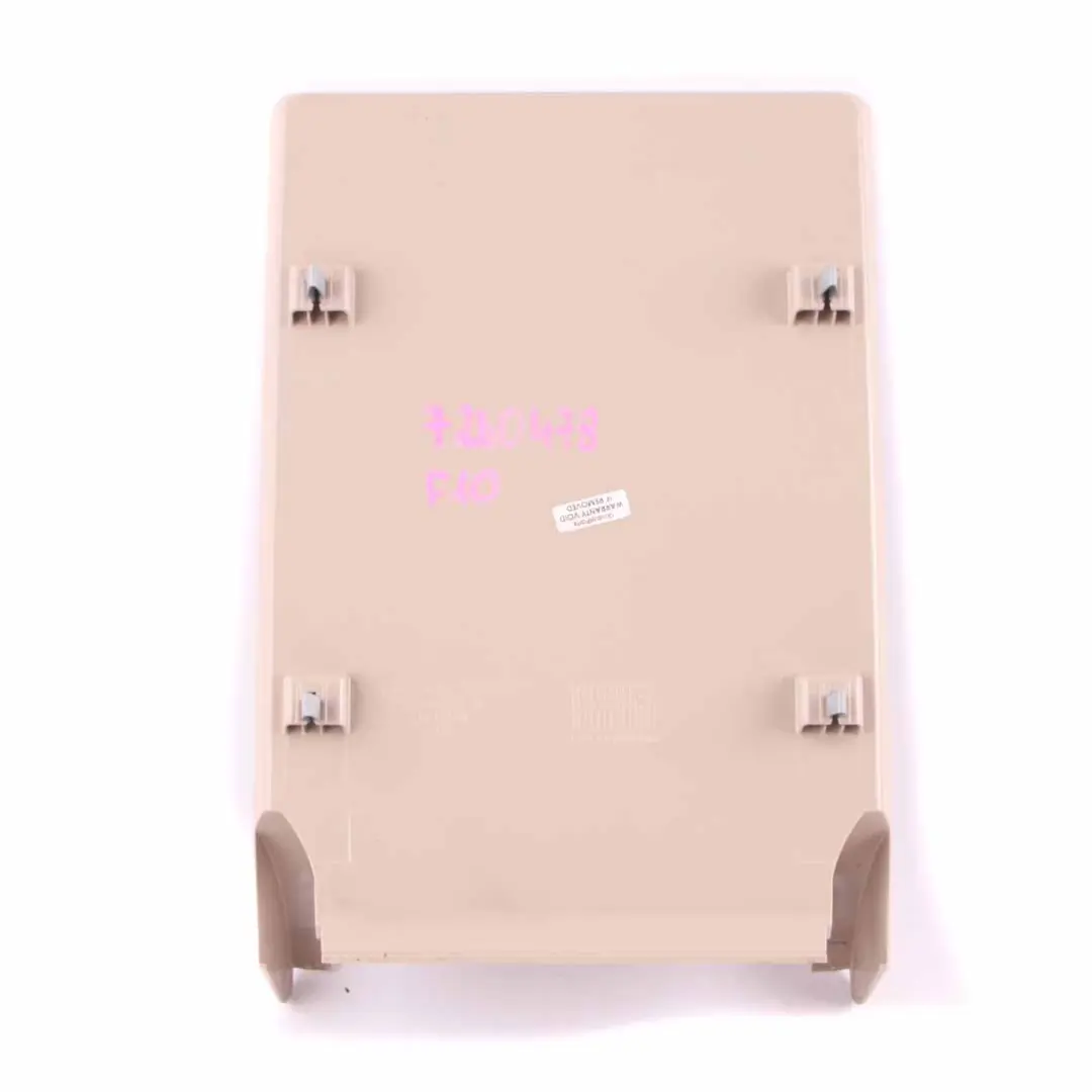BMW F10 F11 Podłokietnik tył panel oyster - SKU 7260478 - Numer Części 7260478