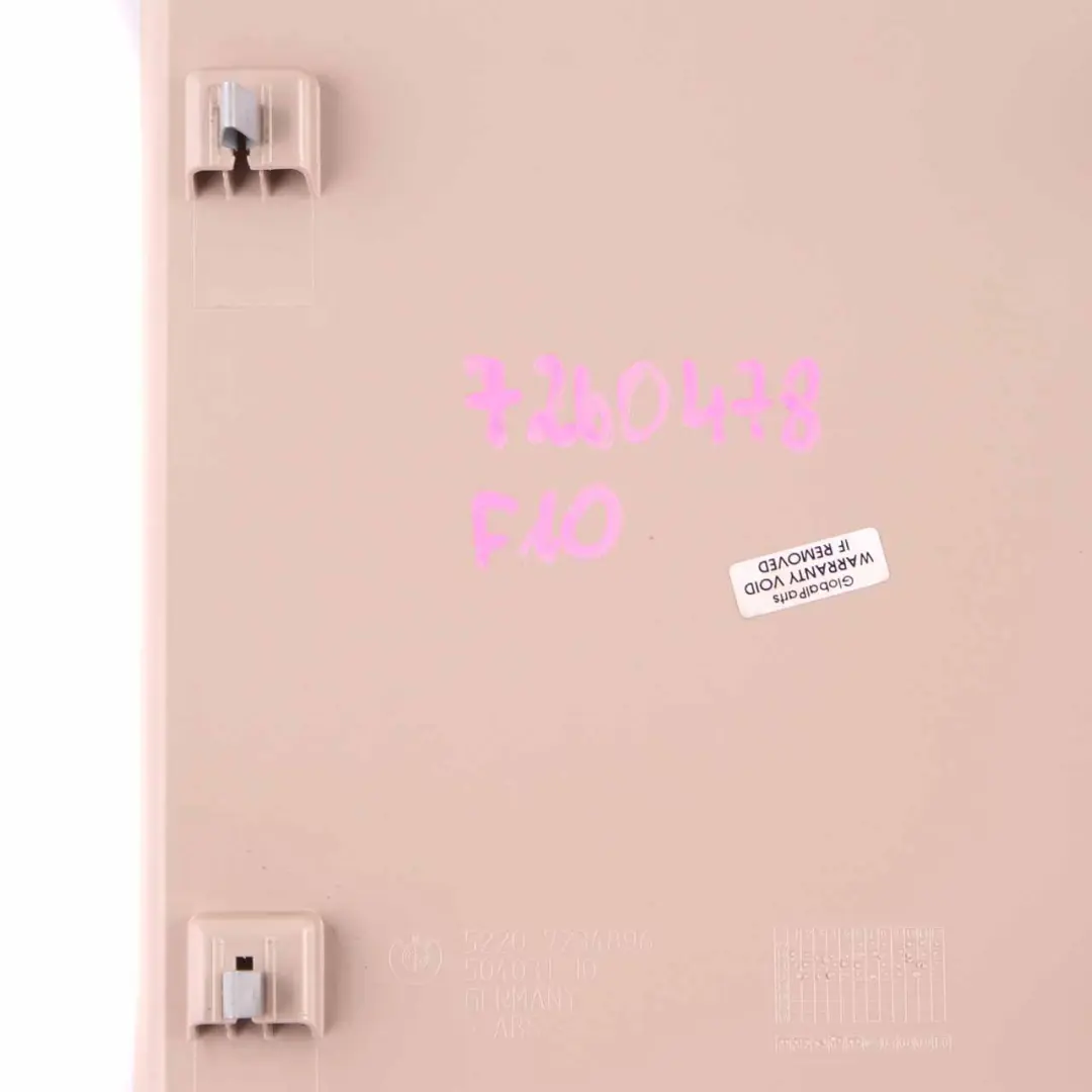 Armlehne Hinten Sitz Mitte Trim Abdeckung Panel Oyster für BMW F10 F11 mit Teilenummer 7260478 BMW F10 F11 Armlehne Hinten Sitz Mitte Trim Abdeckung Panel Oyster - SKU 7260478 - Teilenummer 7260478