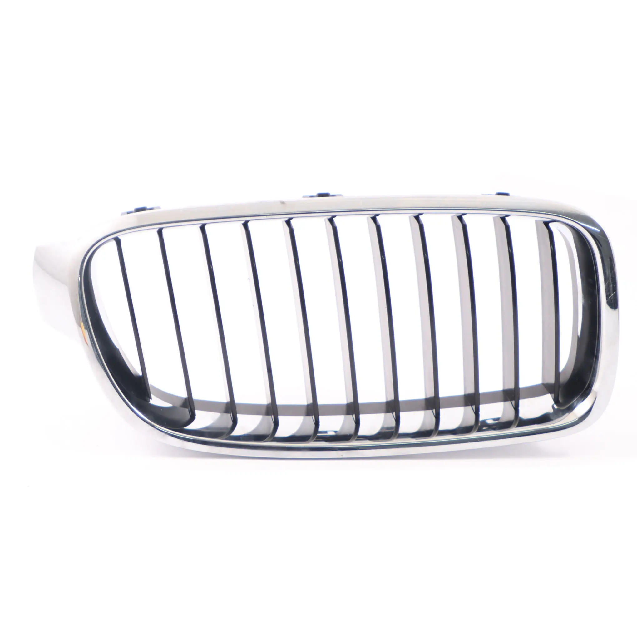 BMW F30 F31 parachoques delantero parrilla deportiva marco derecho cromo 7260498