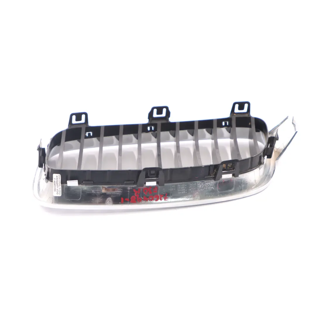 BMW F30 F31 Vorderseite stoßstange Kühler grill Sport Rahmen Rechts - SKU 7260498-1 - Teilenummer 7260498