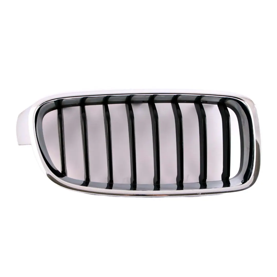 Front Bumper Grille Frame Right O/S Sport Chrome to BMW F30 F31 LCI with Part number 7260498 BMW F30 F31 LCI Front Bumper Grille Frame Right O/S Sport Chrome - SKU 7260498 - Part number 7260498
