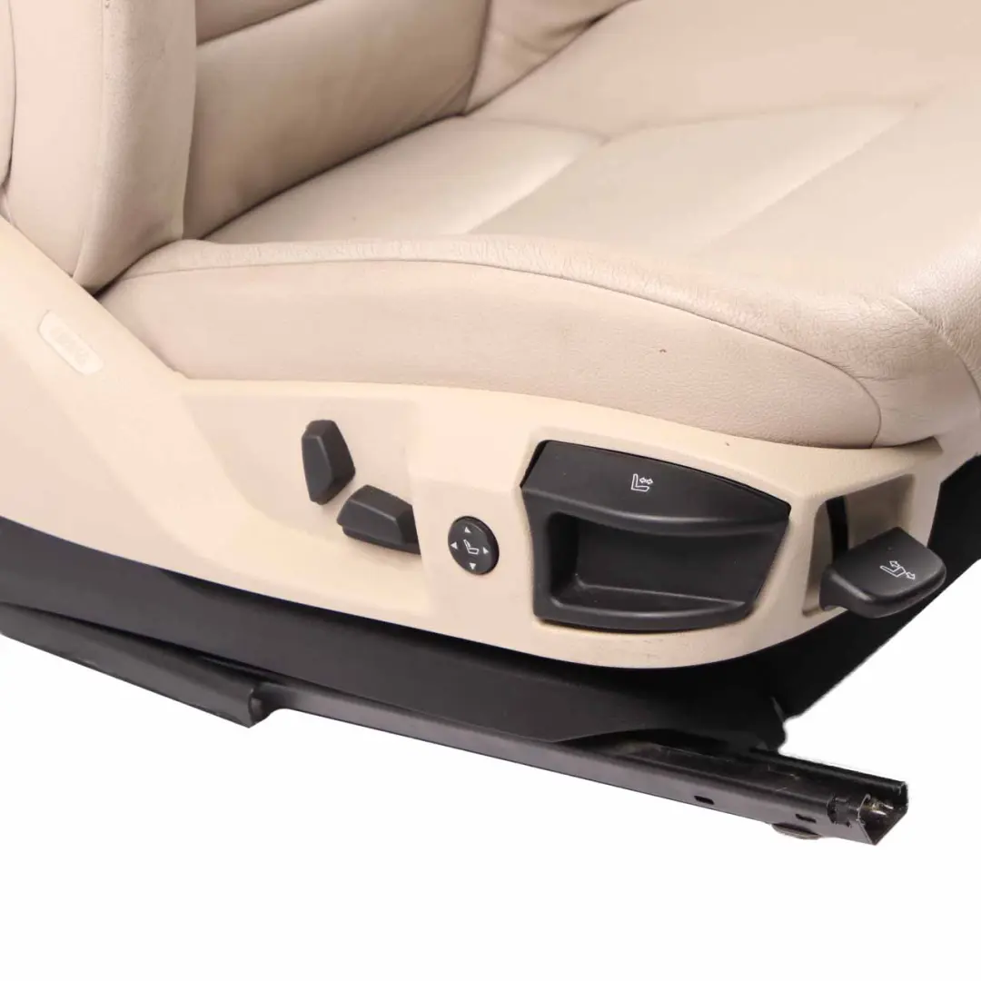 Leather Seats BMW F10 Saloon Heated Interior Leather Oyster Lumbar to with Part number 7260499 Leather Seats BMW F10 Saloon Heated Interior Leather Oyster Lumbar - SKU 7260499-1 - Part number 7260499