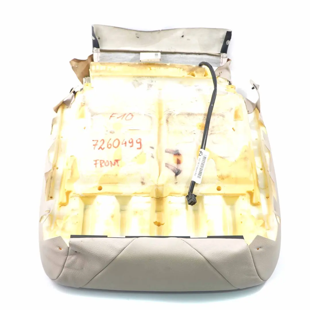 BMW F10 F11 Siedzisko Fotela Przód Skóra Oyster - SKU 7260499 - Numer Części 7260499