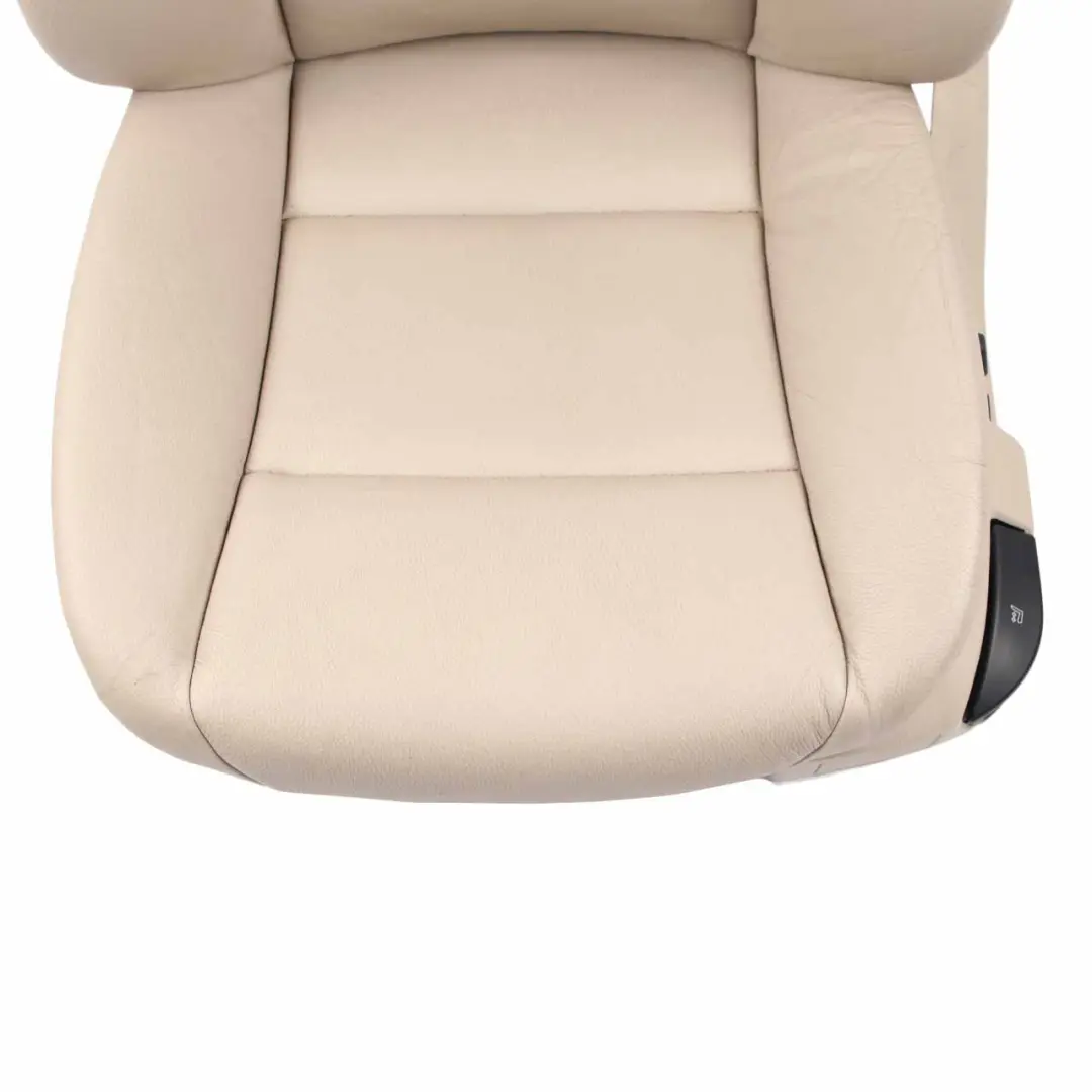 Fotel Siedzenie Lewy Przód Przedni Grzany Skóra Oyster do BMW F10 F11 o numerze 7260500 BMW F10 F11 Fotel Siedzenie Lewy Przód Przedni Grzany Skóra Oyster - SKU 7260500-4 - Numer Części 7260500