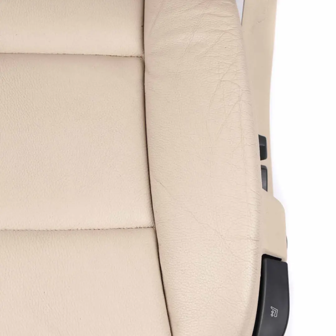 Asiento Delantero Izquierdo Calefaccionado Cuero Dakota Oyster para BMW F10 F11 con número de pieza 7260500 BMW F10 F11 Asiento Delantero Izquierdo Calefaccionado Cuero Dakota Oyster - SKU 7260500-4 - Número de pieza 7260500