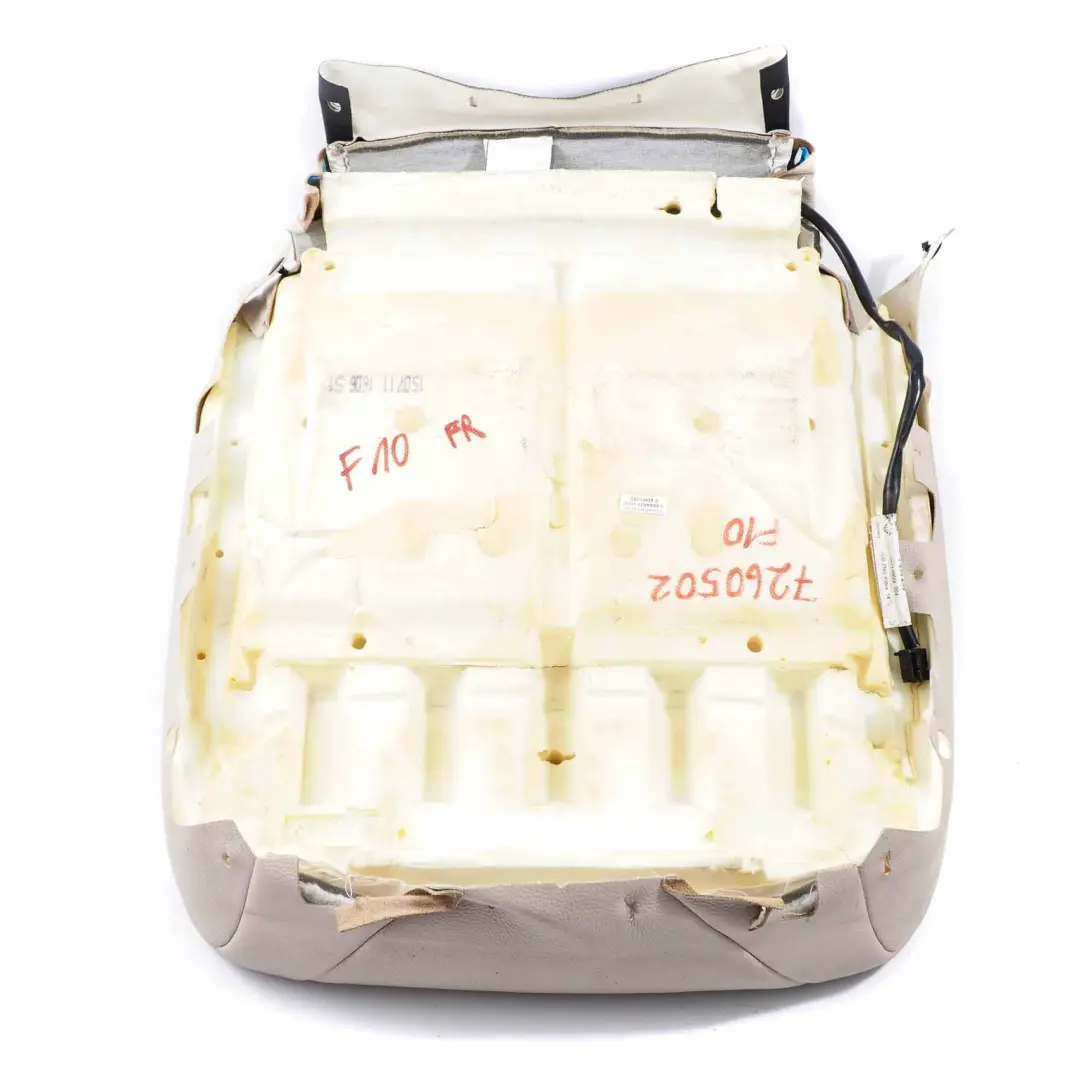 Sitzbezug BMW F10 Vorne Links Rechts Basic Beheizt Memory Leder Oyster für mit Teilenummer 7260502 Sitzbezug BMW F10 Vorne Links Rechts Basic Beheizt Memory Leder Oyster - SKU 7260502 - Teilenummer 7260502