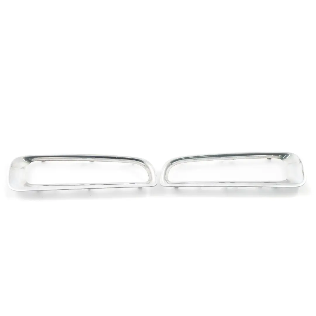 Fog Light Finisher Mini Cooper R56 R57 LCI Rear Bumper Cover Chrome SET to with Part number 7260595 Fog Light Finisher Mini Cooper R56 R57 LCI Rear Bumper Cover Chrome SET - SKU 7260595 - Part number 7260595