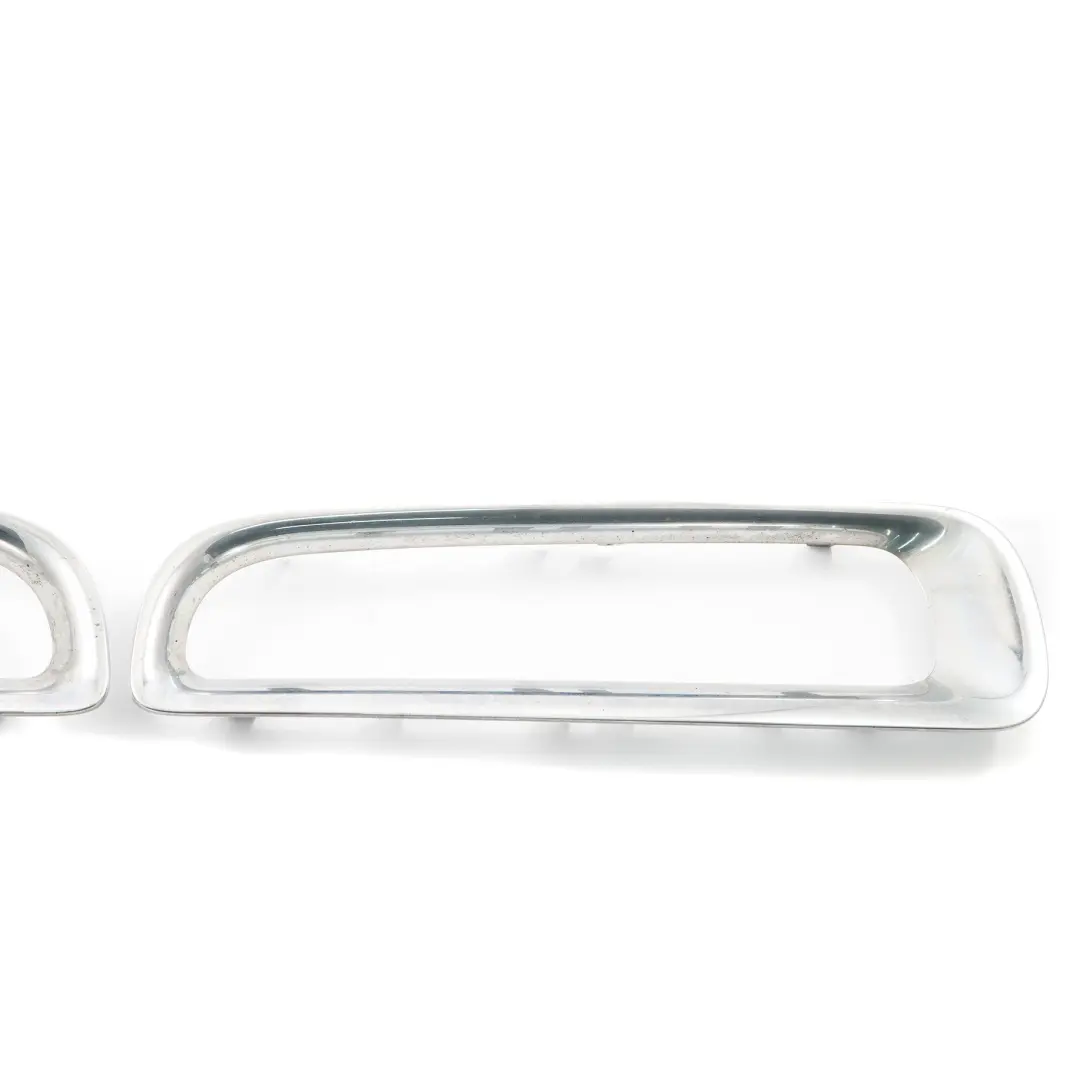 Fog Light Finisher Mini Cooper R56 R57 LCI Rear Bumper Cover Chrome SET to with Part number 7260595 Fog Light Finisher Mini Cooper R56 R57 LCI Rear Bumper Cover Chrome SET - SKU 7260595 - Part number 7260595