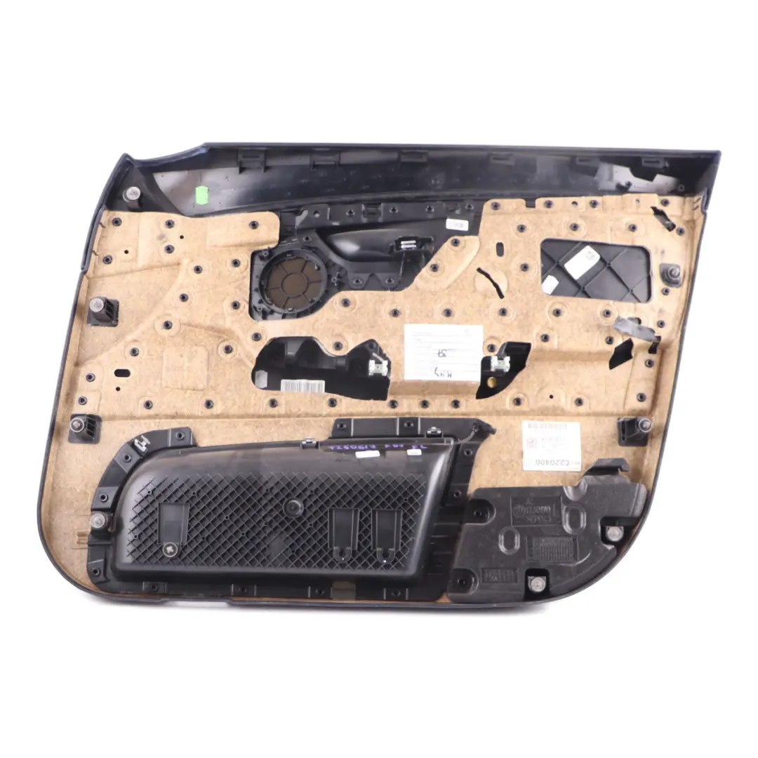 Door Card BMW F07 Front Left N/S Door Lining Trim Leather Dakota Black to with Part number 7260617 Door Card BMW F07 Front Left N/S Door Lining Trim Leather Dakota Black - SKU 7260617 - Part number 7260617