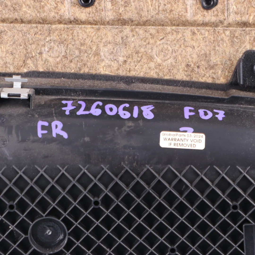 Door Card BMW F07 Front Right O/S Door Lining Trim Leather Dakota Black to with Part number 7260618 Door Card BMW F07 Front Right O/S Door Lining Trim Leather Dakota Black - SKU 7260618 - Part number 7260618