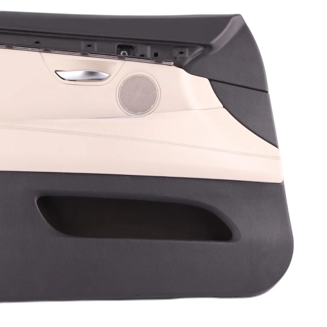 Door Card BMW F07 Front Left N/S Door Lining Trim Leather Dakota Ivory White to with Part number 7260625 Door Card BMW F07 Front Left N/S Door Lining Trim Leather Dakota Ivory White - SKU 7260625 - Part number 7260625