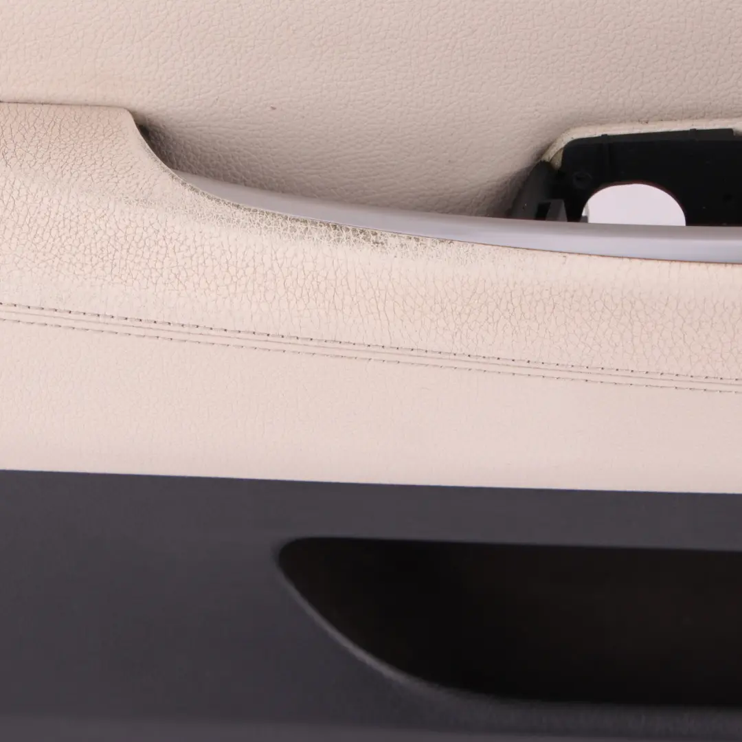  Door Card BMW F07 Front Left N/S Door Lining Trim Leather Dakota Ivory White - SKU 7260625 - Part number 7260625