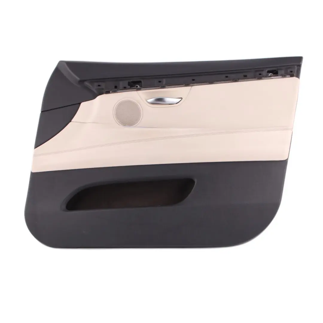 Door Card BMW F07 Front Right O/S Door Lining Trim Leather Dakota Ivory White to with Part number 7260626 Door Card BMW F07 Front Right O/S Door Lining Trim Leather Dakota Ivory White - SKU 7260626 - Part number 7260626
