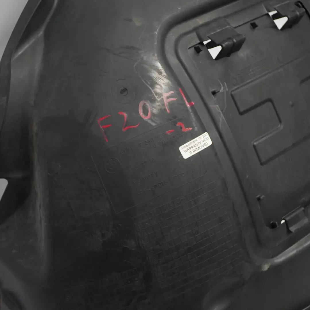 Abdeckung Radhaus Vorderteil Vorn Links für BMW F20 F21 mit Teilenummer 7260709 BMW F20 F21 Abdeckung Radhaus Vorderteil Vorn Links - SKU 7260709-2 - Teilenummer 7260709