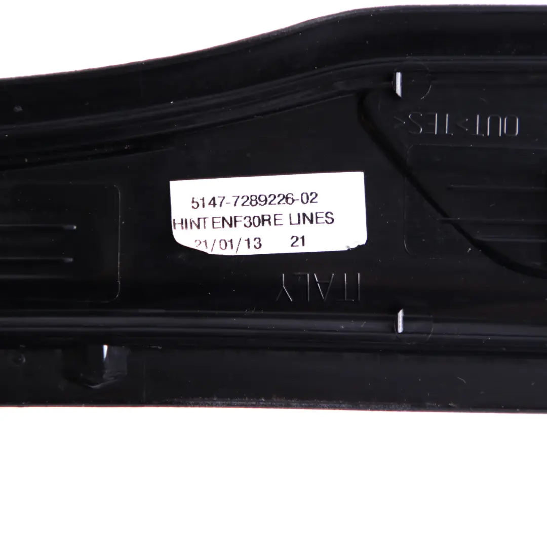 Entrance Cover Trim Sill Door Panel Strip Set Luxury to BMW F30 F31 with Part number 7260929 BMW F30 F31 Entrance Cover Trim Sill Door Panel Strip Set Luxury - SKU 7260929 - Part number 7260929