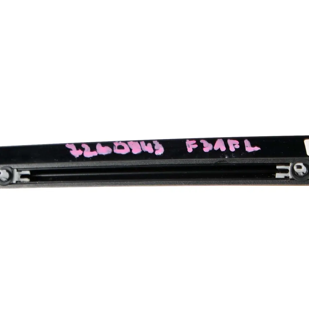  Side Frame Finisher BMW F31 Touring Front Left N/S Door Window Trim Strip Black - SKU 7260943 - Part number 7260943