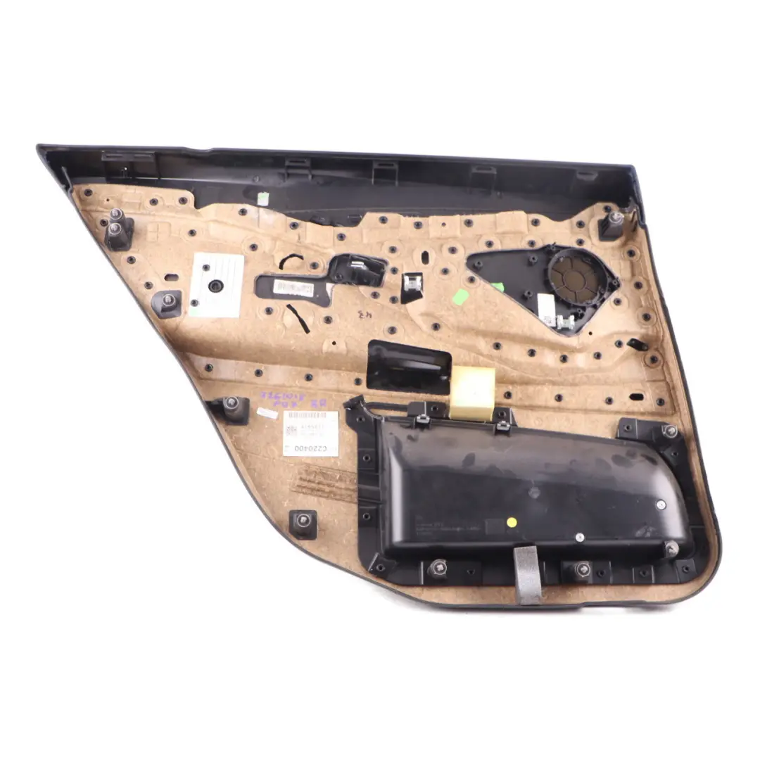  Carte de porte BMW F07 Garniture doublure porte arrière droite cuir Dakota Black - SKU 7261018 - Numéro de pièce 7261018