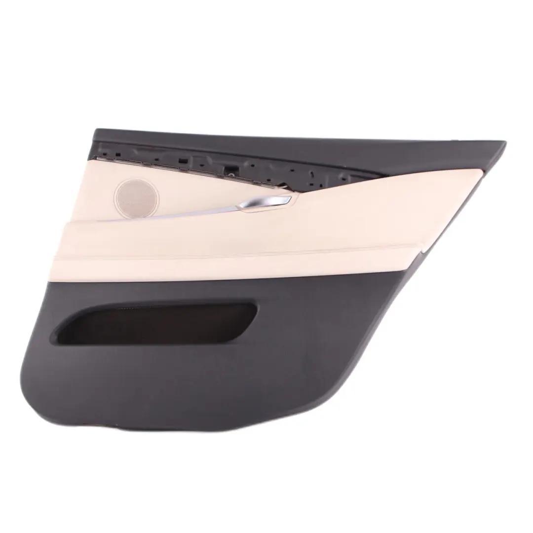 Door Card BMW F07 Rear Right O/S Door Lining Trim Leather Dakota Ivory White to with Part number 7261026 Door Card BMW F07 Rear Right O/S Door Lining Trim Leather Dakota Ivory White - SKU 7261026 - Part number 7261026