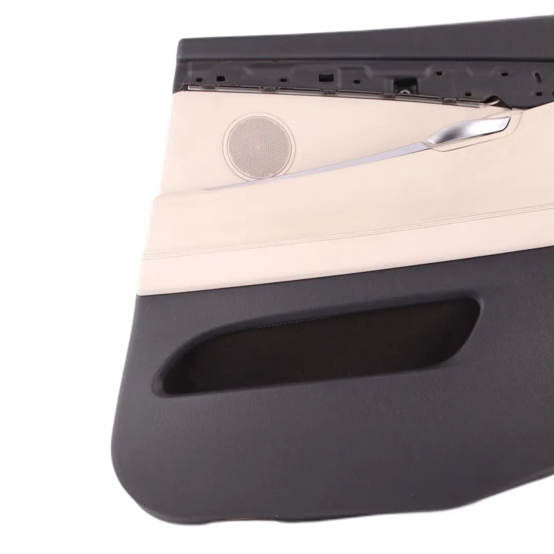 Door Card BMW F07 Rear Right O/S Door Lining Trim Leather Dakota Ivory White to with Part number 7261026 Door Card BMW F07 Rear Right O/S Door Lining Trim Leather Dakota Ivory White - SKU 7261026 - Part number 7261026