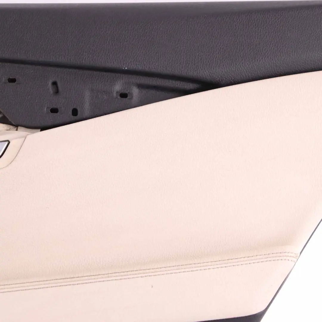 Door Card BMW F07 Rear Right O/S Door Lining Trim Leather Dakota Ivory White to with Part number 7261026 Door Card BMW F07 Rear Right O/S Door Lining Trim Leather Dakota Ivory White - SKU 7261026 - Part number 7261026