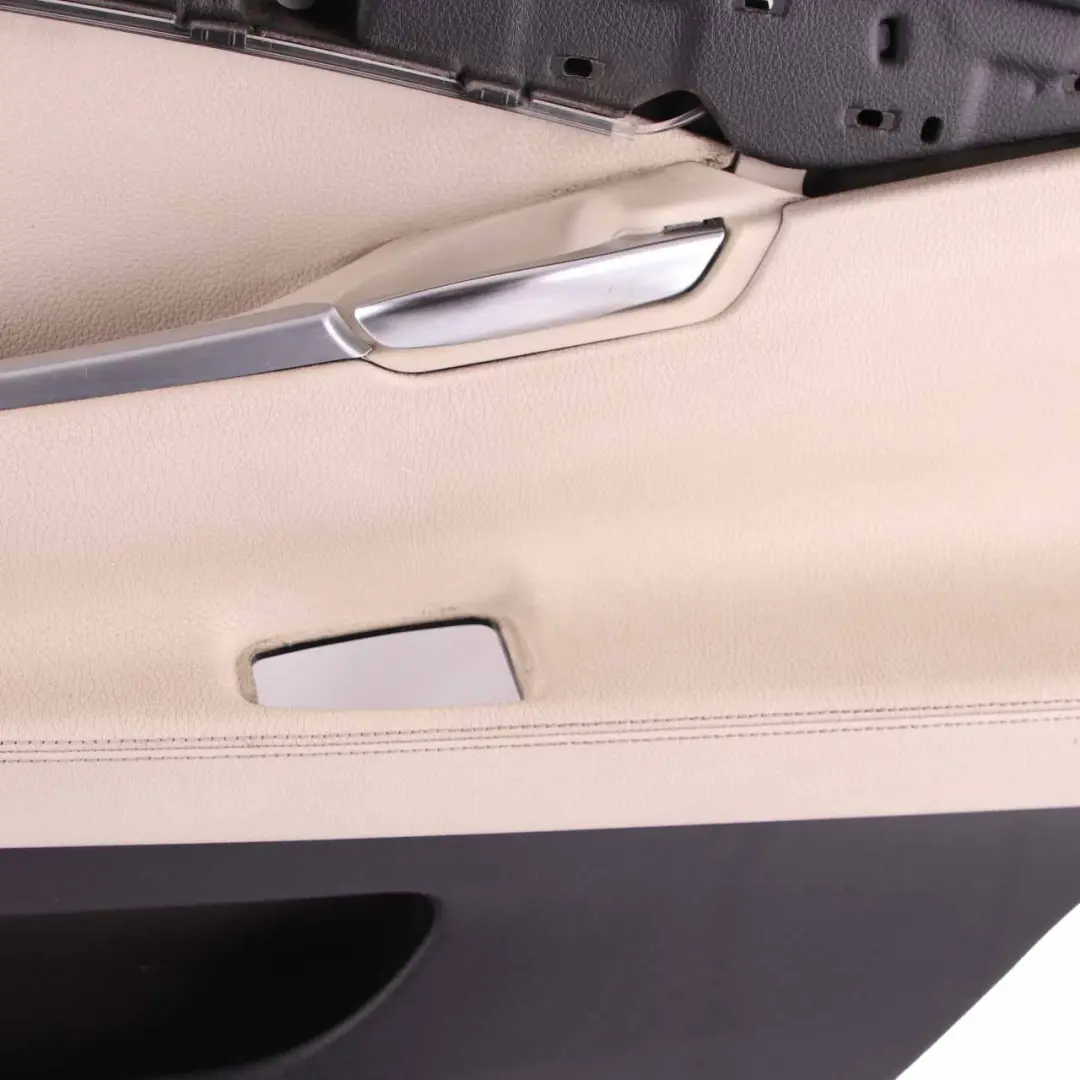  Door Card BMW F07 Rear Right O/S Door Lining Trim Leather Dakota Ivory White - SKU 7261026 - Part number 7261026