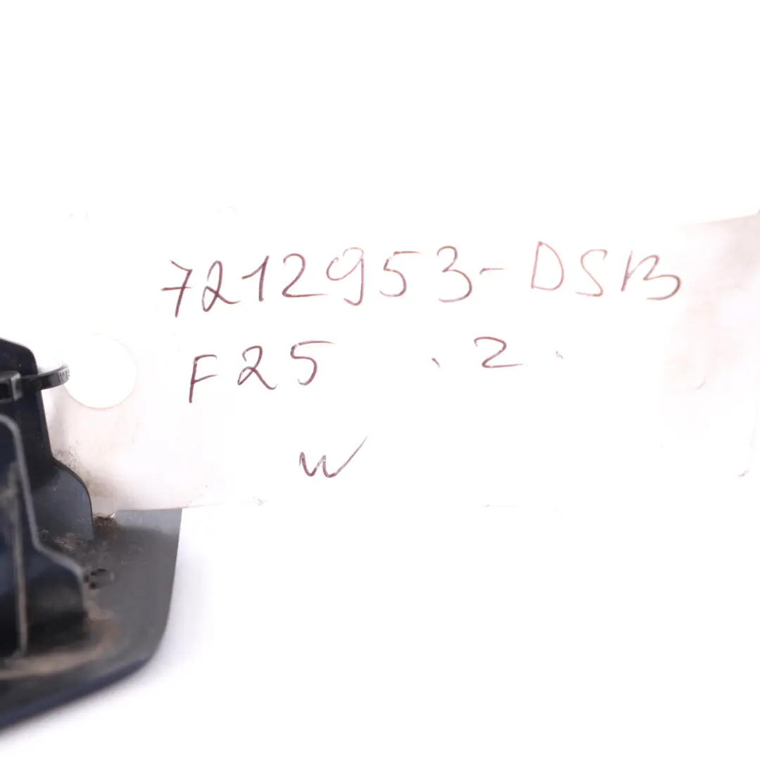 Headlighr Washer Cap Nozzle Jet Cover Deep Sea Blue A76 7212953 to BMW F25 with Part number 7261100 BMW F25 Headlighr Washer Cap Nozzle Jet Cover Deep Sea Blue A76 7212953 - SKU 7261100-DSB - Part number 7261100