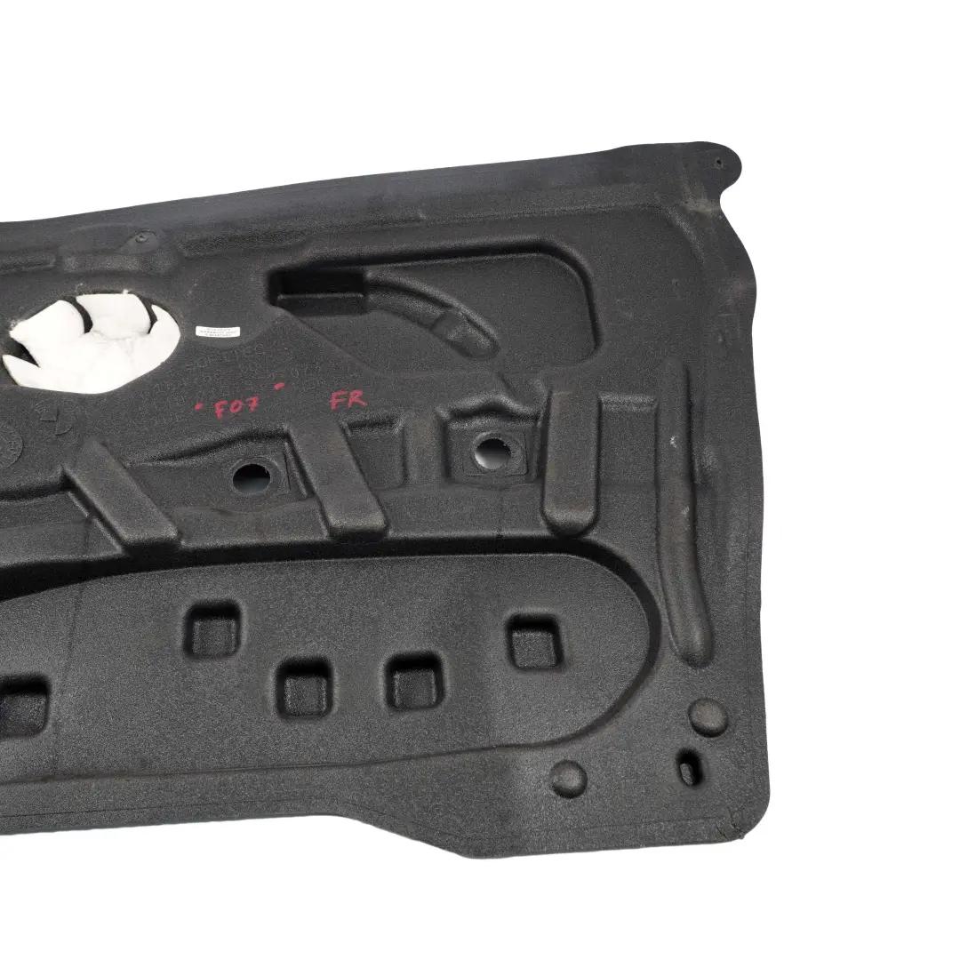 BMW F07 GT Aislamiento Acustico Puerta Delantera Derecha Panel Aislante - SKU 7261264 - Número de pieza 7261264