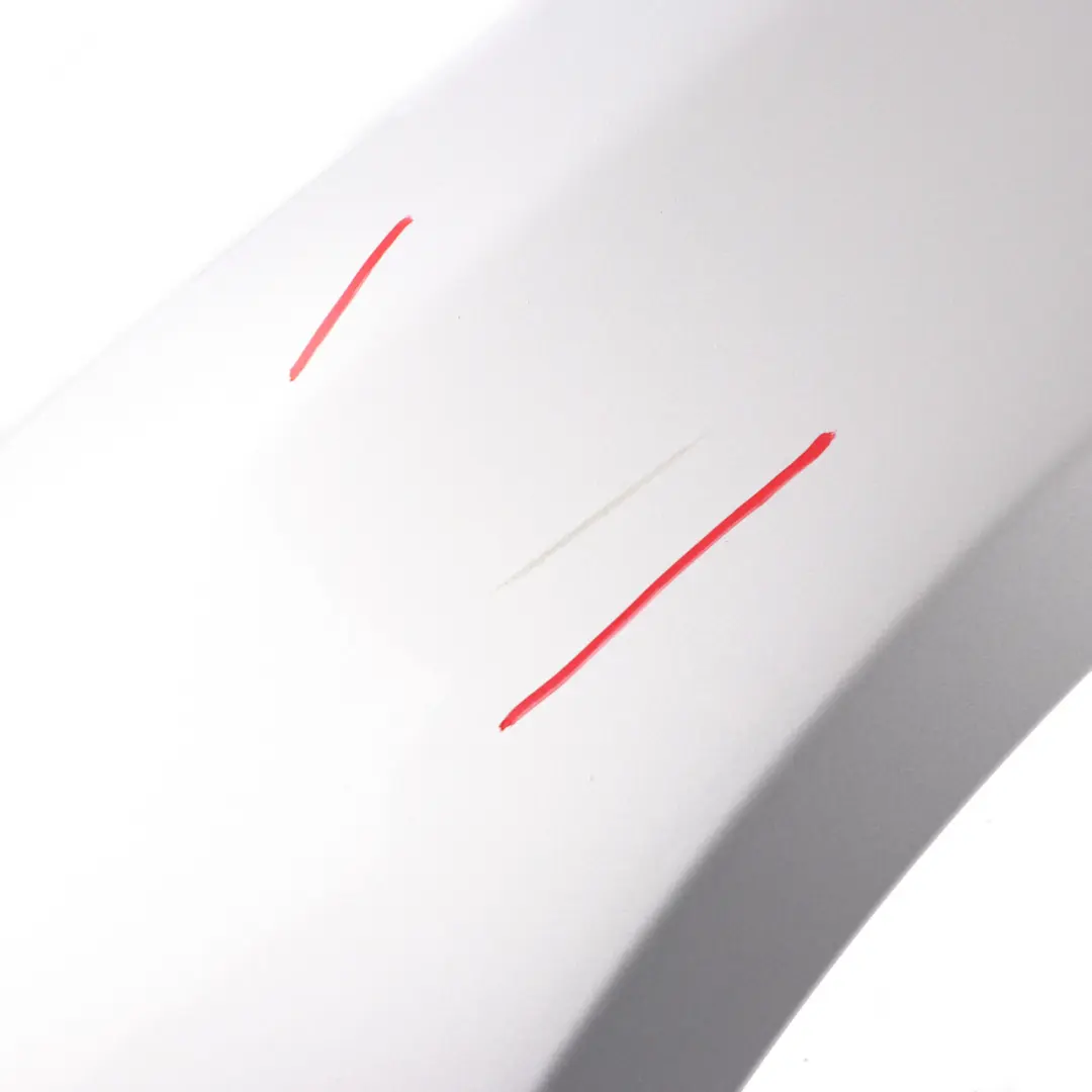 Wing Fender Front Left Side Panel N/S Titansilber Silver Metallic - 354 to BMW F01 with Part number 7261461 BMW F01 Wing Fender Front Left Side Panel N/S Titansilber Silver Metallic - 354 - SKU 7261461-TS - Part number 7261461