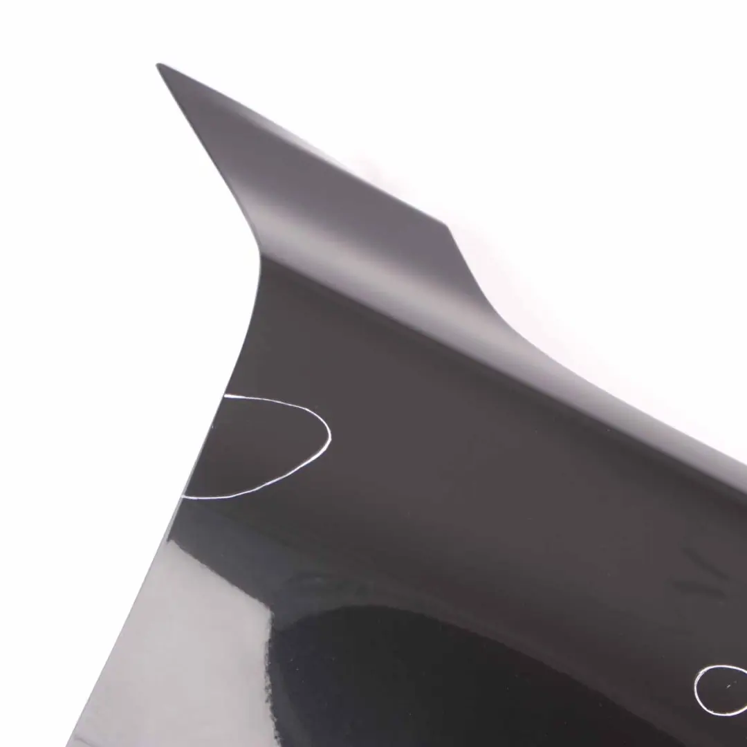 Front Right Wing Fender Side Panel O/S Black Sapphire Metallic - 475 to BMW F01 with Part number 7261462 BMW F01 Front Right Wing Fender Side Panel O/S Black Sapphire Metallic - 475 - SKU 7261462-BS - Part number 7261462