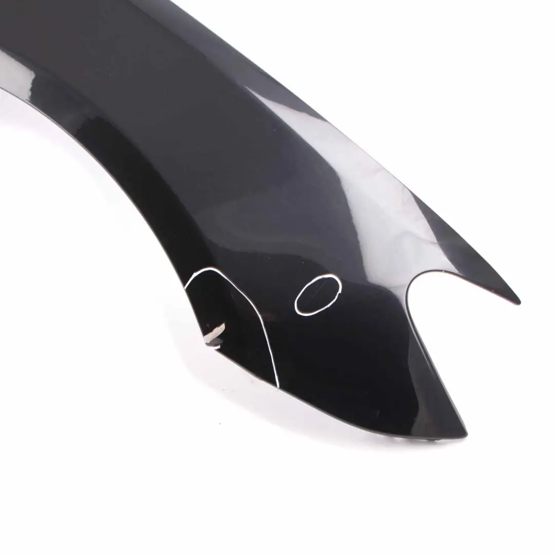 Front Right Wing Fender Side Panel O/S Black Sapphire Metallic - 475 to BMW F01 with Part number 7261462 BMW F01 Front Right Wing Fender Side Panel O/S Black Sapphire Metallic - 475 - SKU 7261462-BS - Part number 7261462