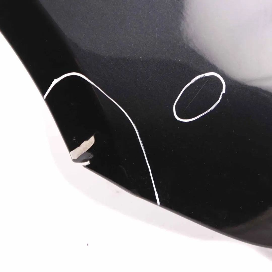 Front Right Wing Fender Side Panel O/S Black Sapphire Metallic - 475 to BMW F01 with Part number 7261462 BMW F01 Front Right Wing Fender Side Panel O/S Black Sapphire Metallic - 475 - SKU 7261462-BS - Part number 7261462