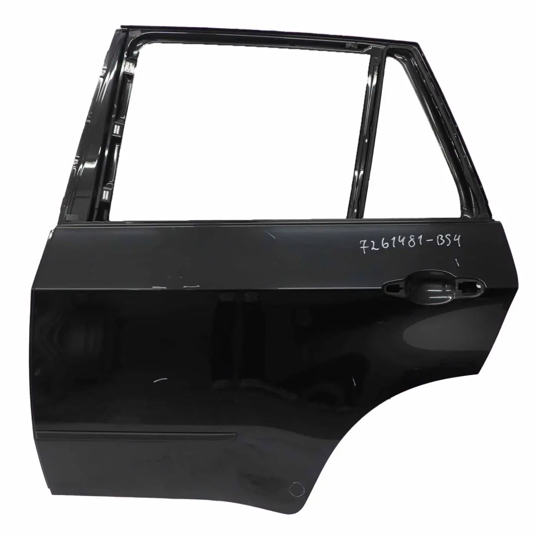 Door Rear Left N/S Black Sapphire Metallic - 475 to BMW X5 E70 with Part number 7261481 BMW X5 E70 Door Rear Left N/S Black Sapphire Metallic - 475 - SKU 7261481-BS4 - Part number 7261481