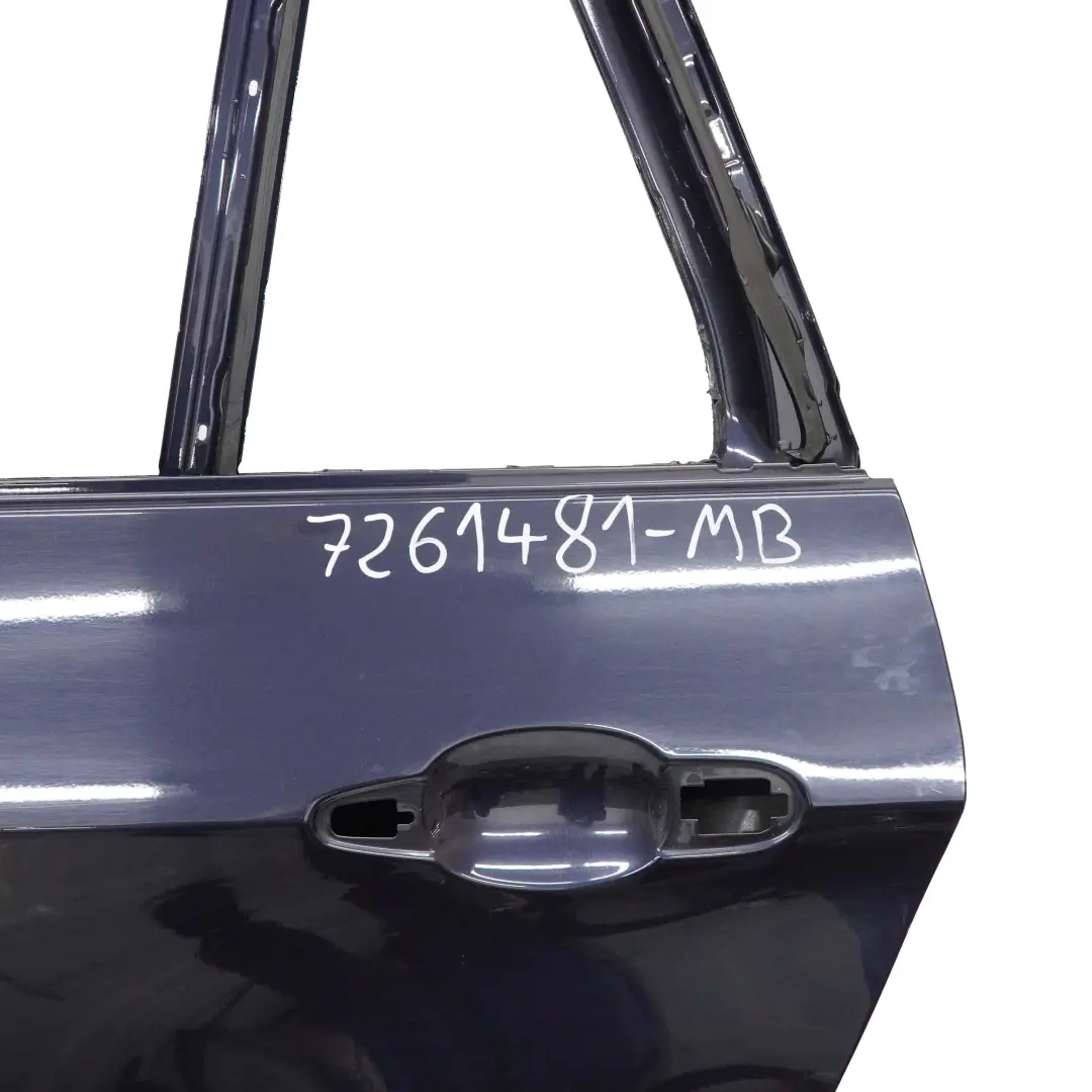BMW X5 E70 Porta Posteriore Sinistra N/S Monacoblau Monaco Blue Metallic - A35 - SKU 7261481-MB - Numero di parte 7261481