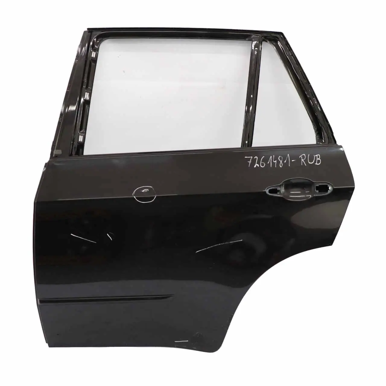 BMW X5 E70 Puerta Trasera Izquierda Rubinschwarz Negro Rubí Metalizado - S23