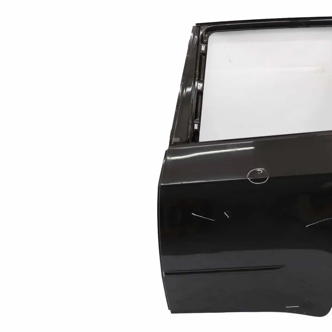BMW X5 E70 Door Rear Left N/S Rubinschwarz Ruby Black Metallic - S23 - SKU 7261481-RUB - Part number 7261481