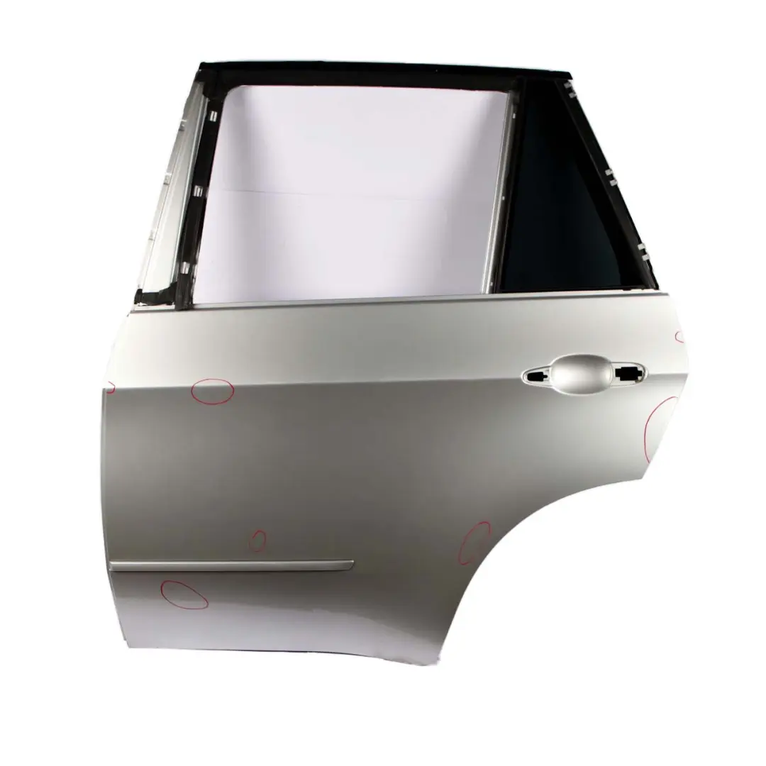 Door Rear Left N/S Titansilber Titan Silver Metallic - 354 to BMW X5 E70 with Part number 7261481 BMW X5 E70 Door Rear Left N/S Titansilber Titan Silver Metallic - 354 - SKU 7261481-TS - Part number 7261481