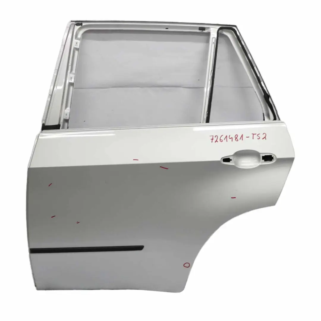 BMW X5 E70 Porte Arrière Gauche Titansilber Argent Titan Métallisé - 354 - SKU 7261481-TS2 - Numéro de pièce 7261481