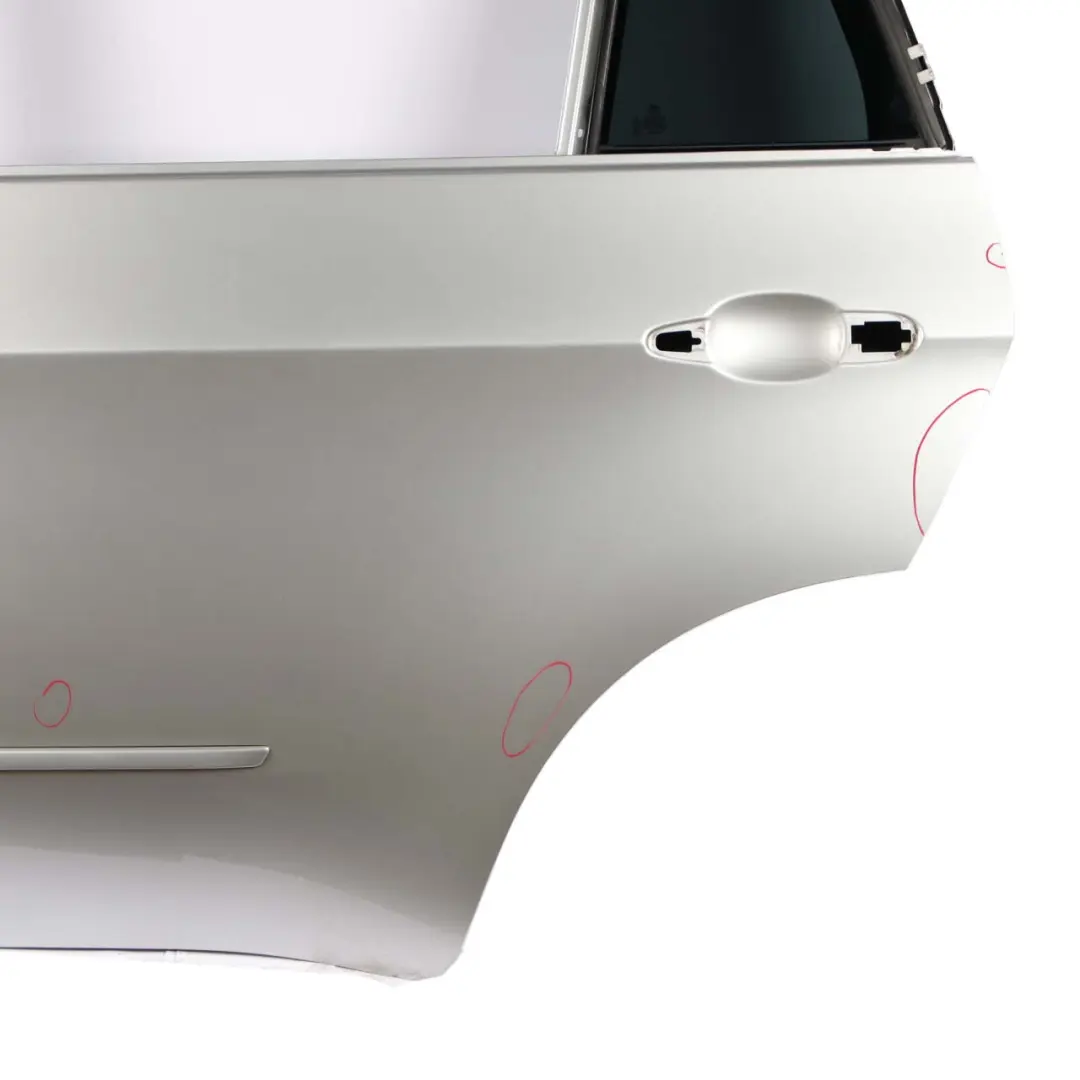 Door Rear Left N/S Titansilber Titan Silver Metallic - 354 to BMW X5 E70 with Part number 7261481 BMW X5 E70 Door Rear Left N/S Titansilber Titan Silver Metallic - 354 - SKU 7261481-TS - Part number 7261481