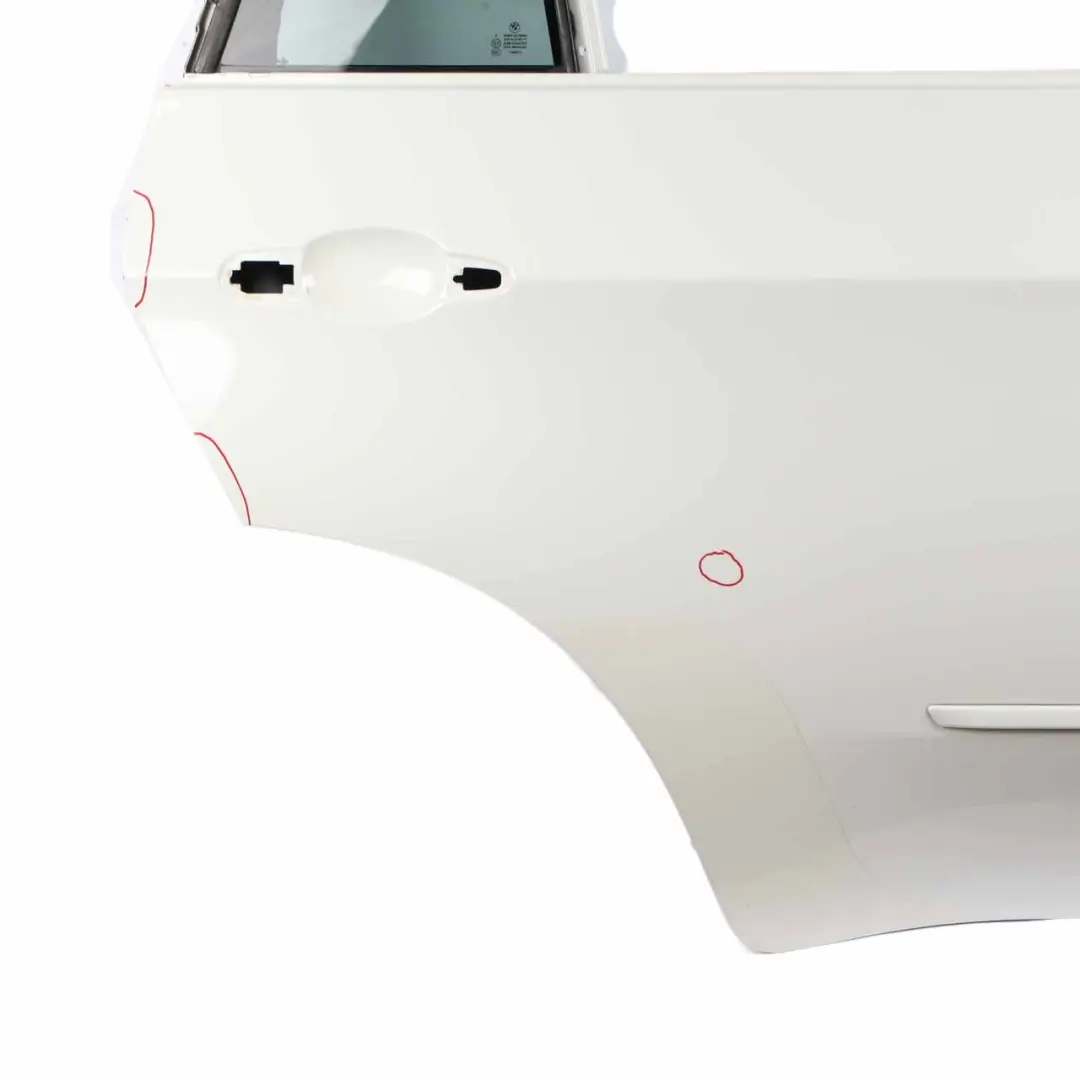 Door Rear Right O/S Alpinweiss White 3 - 300 to BMW X5 E70 with Part number 7261482 BMW X5 E70 Door Rear Right O/S Alpinweiss White 3 - 300 - SKU 7261482-AW - Part number 7261482