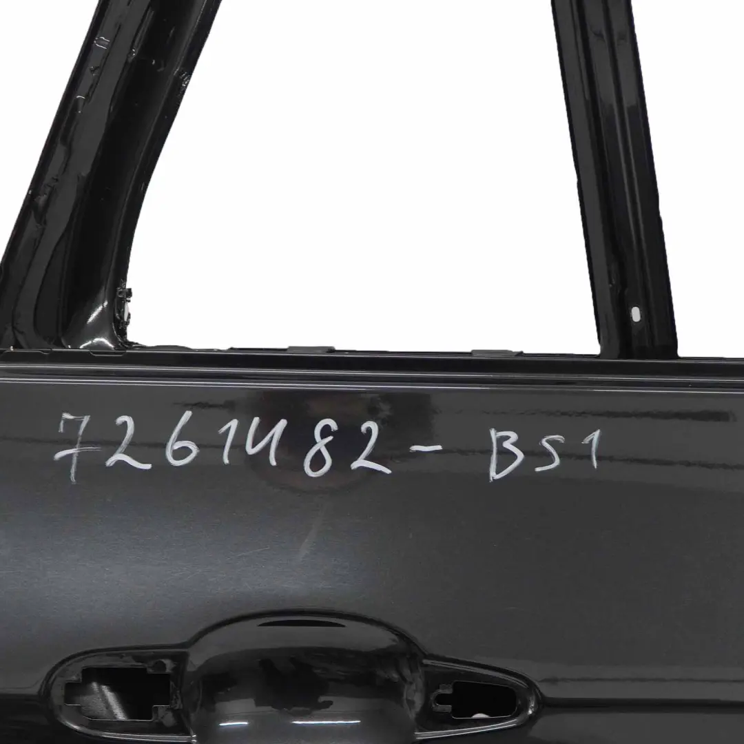 Puerta Trasera Derecha Zafiro Negro Metalizado - 475 para BMW X5 E70 con número de pieza 7261482 BMW X5 E70 Puerta Trasera Derecha Zafiro Negro Metalizado - 475 - SKU 7261482-BS1 - Número de pieza 7261482