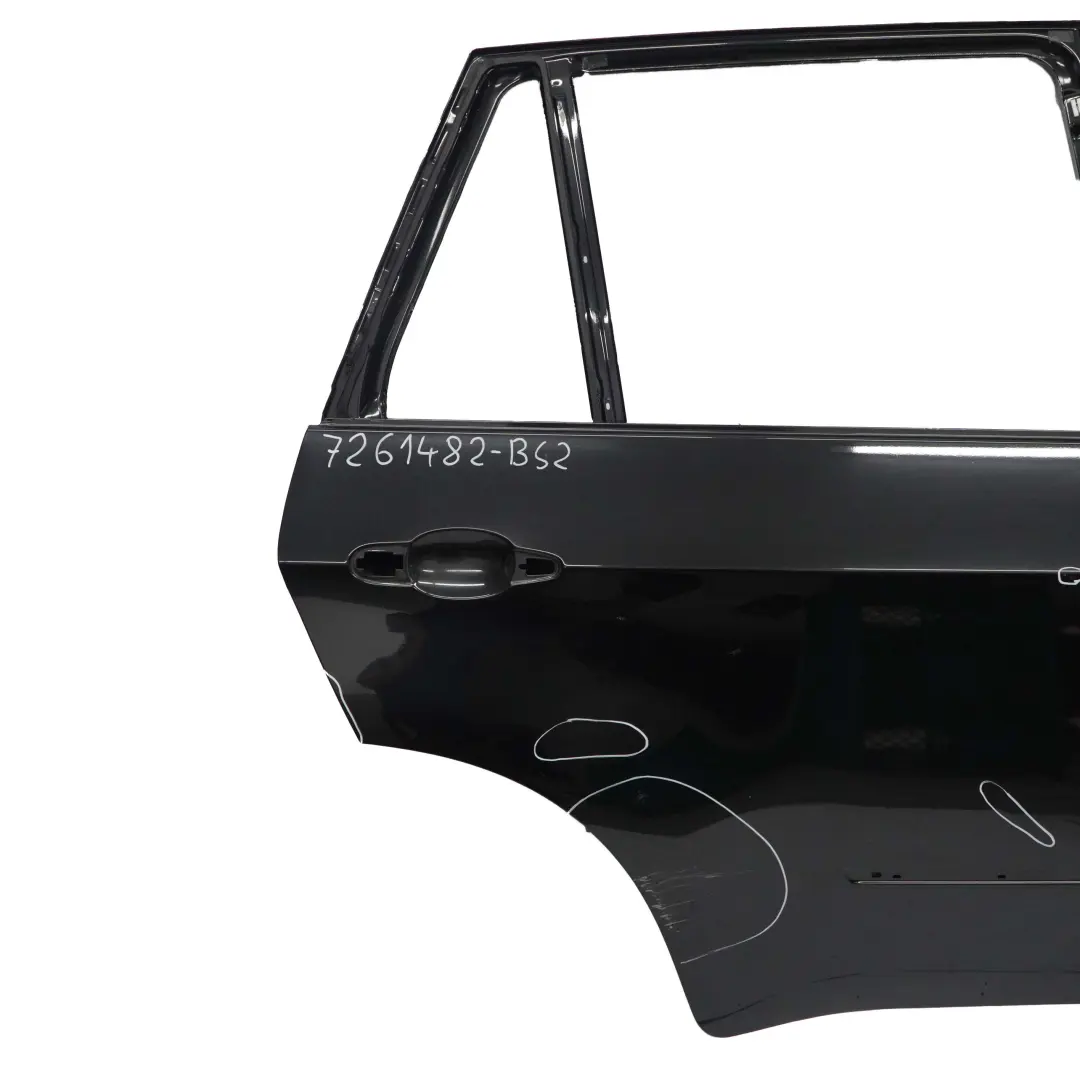 Portiera Posteriore Destra Black Sapphire Nero Metallizzato - 475 per BMW X5 E70 con numero di parte 7261482 BMW X5 E70 Portiera Posteriore Destra Black Sapphire Nero Metallizzato - 475 - SKU 7261482-BS2 - Numero di parte 7261482